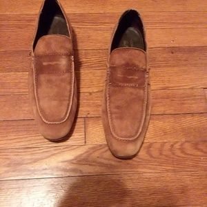 Mens suede loafers